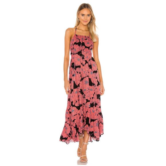 105 Free People Intimately Heatwave Maxi Slip Dress sz M Women's - Picture 4 of 11